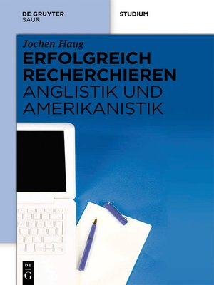 cover image of Erfolgreich recherchieren--Anglistik und Amerikanistik